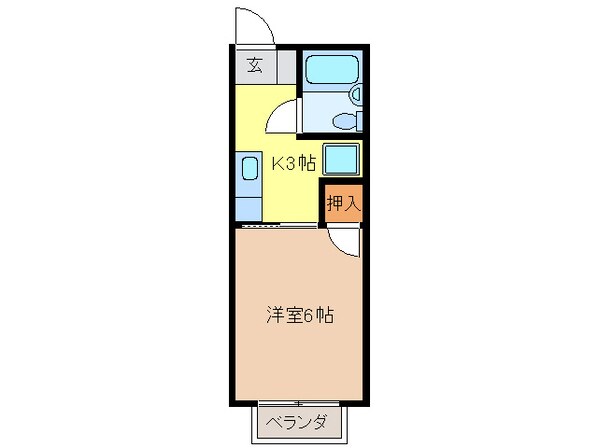 シティハイツ　2の物件間取画像